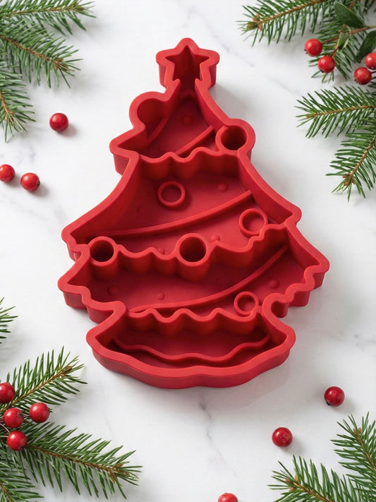 Slow Feeder 2-in-1 Christmas Tree Silicone 🎄✨
