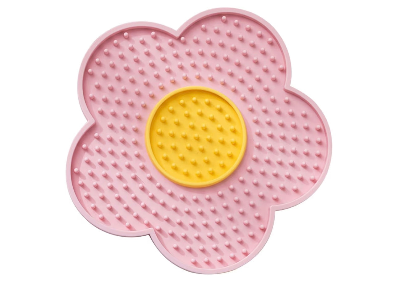 🌸 Flower Silicone Lick Mat for Small Dogs & Cats