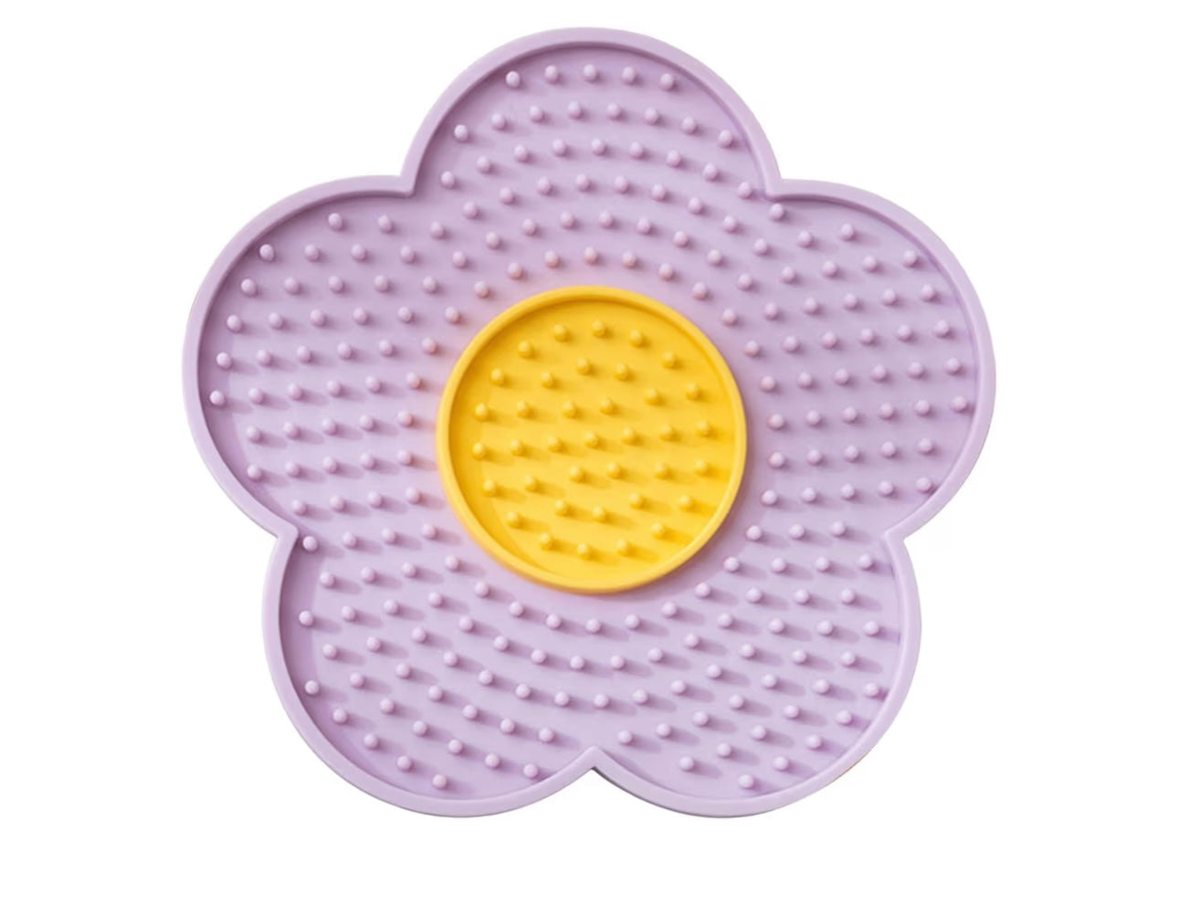 🌸 Flower Silicone Lick Mat for Small Dogs & Cats