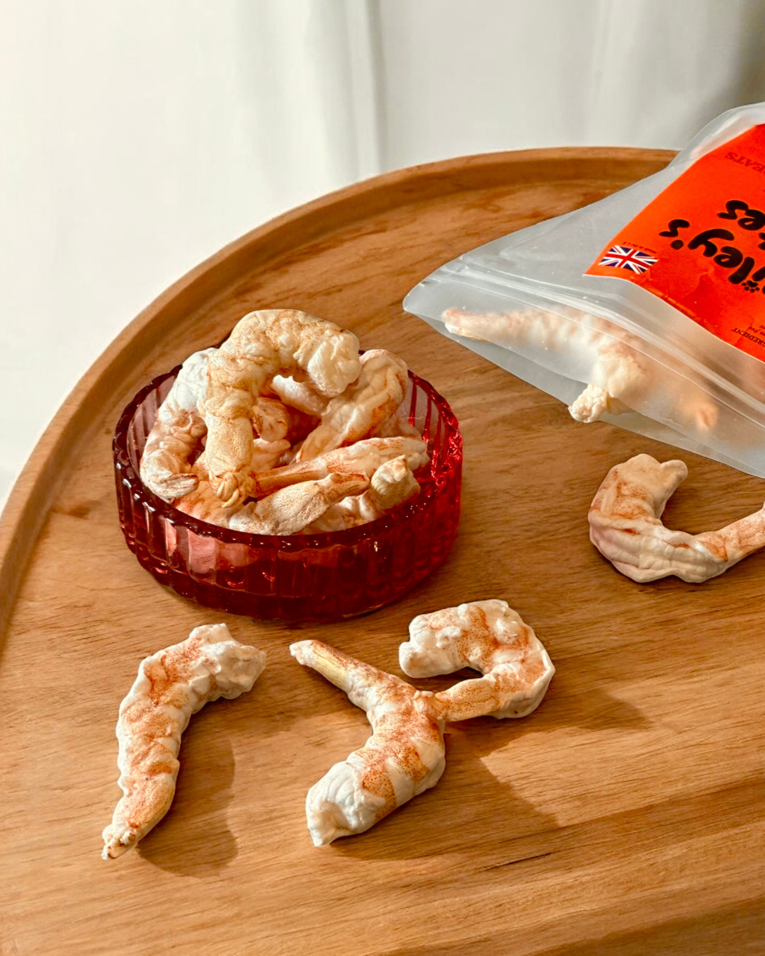 Natural Whole Prawn Treats | High-Protein Seafood Snacks (Freeze-Dried)