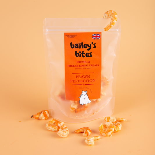 Natural Whole Prawn Treats | High-Protein Seafood Snacks (Freeze-Dried)